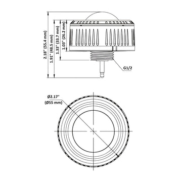 Bi-Level PIR Motion Sensor for UFO High Bay LED Fixtures